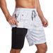 Men's 2-In-1 Running Shorts - 5-Inch Quick-Dry Mesh Liner Gym Workout & Jogging Shorts_desvips.com