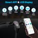 HiQiS D9 Foldable Electric Scooter, 36V 10.5Ah Battery, 10″ Solid Tires_desvips.com