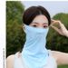 UPF50+ UV Face Mask With Neck Cover - Ice Silk Sun Protection For Golf & Cycling Breathable Outdoor Face Veil With UV Protection_desvips.com