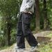 001 Men's Cargo Autumn American Style Functional Paratrooper Loose Jogger Casual Outdoor Hiking Pants_desvips.com
