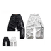 2025 New Trend English Line Art Design Unisex Wide-Leg Side Print Series Long Pants_desvips.com