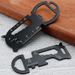 Multifunctional Outdoor Portable Multi-Shaped Keychain Bottle Opener Camping Stainless Steel Creative Tool Card_desvips.com