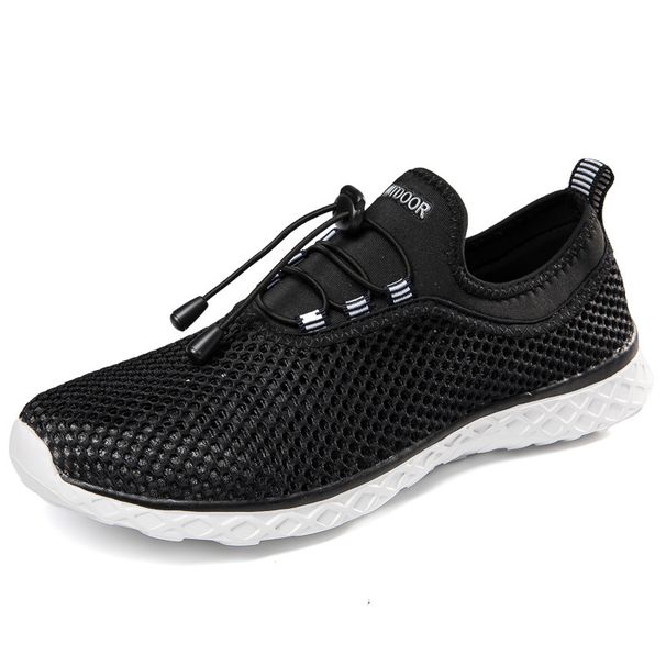 Mesh breathable casual sneakers beach wading shoes Couples light outdoor hiking shoes Water shoes_desvips.com