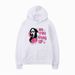 No You Hang Up Halloween Hooded Sweatshirt Colorful Print Long Sleeve Loose Casual Top_desvips.com