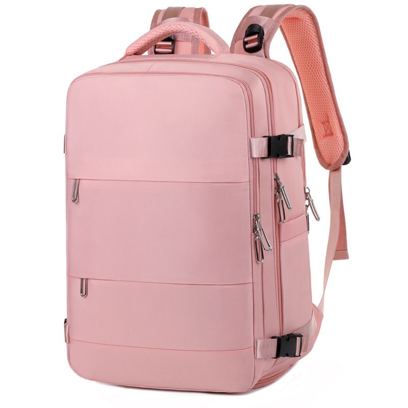 Multi functional pull-up for men and women, multi-layer high-capacity laptop bag, business travel backpack_desvips.com