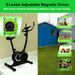 Compact & Quiet Magnetic Upright Exercise Bike For Home Fitness Space-Saving Design, Smooth & Silent Workout_desvips.com