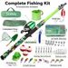 Portable Telescopic Kids Fishing Pole For Boys And Girls, Fishing Rod Reel Combo Kit With Tackle Box & Fishing Net, Best For Toddler Youth_desvips.com