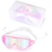 New Large Frame Colorful Adult Swim Goggles For Men Women, Waterproof, Anti-Fog, High Definition, Professional Swimming_desvips.com