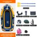 Inflatable Fishing Boat - Heavy-Duty Raft For Kayaking River Drifting & Water Sports (Portable Non-Slip Deck Includes Repair Kit & Pump)_desvips.com