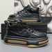 2026 Fashion Sneakers Jogging Shoes Youth/Men Artificial Leather Splicing Low Top Lace-Up Non-Slip Wear-Resistant Running Shoes_desvips.com