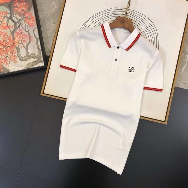 Original Standard POLO Shirt Classic Embroidered Ball Ground Fabric High-End Elegant Business Plus Size Same Style_desvips.com