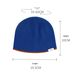001 Large Head Circumference Double Layer Color-Block Knitted For Women, Autumn And Winter Pullover Cold Face Slimming_desvips.com