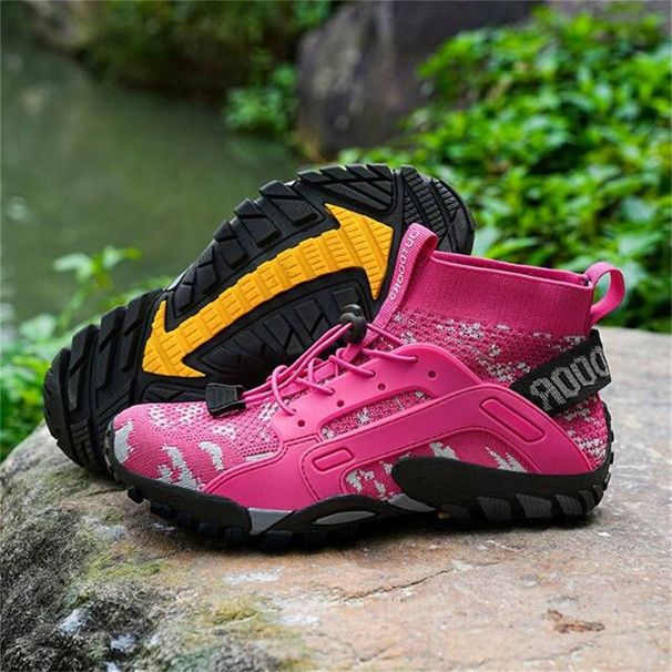 Fashion High-Top Barefoot Upstream Non-Slip Water Shoes Trekking Mountain Boots Anti-Skid Hiking Sneakers Outdoor Wear-Resistant Water Shoes 36-48_desvips.com