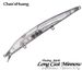 Chan’sHuang 20PCS Unpainted Blanks Bait 13cm 9.7G Floating Long Cast Rattle Minnow DIY Handmade Artificial Fishing Lure_desvips.com