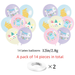 Easter-themed Patterned Balloons, Decoration Supplies For Passover, Easter Sunday Decorations, 12inch Thickened Balloons_desvips.com