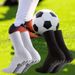 Football Socks Solid Color Anti Slip Soccer Socks, Dot Coated Shock Absorption, Wear Resistant, Breathable Sports Basketball Socks For Men._desvips.com