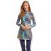 Muslim Swimwear Women's Conservative Swimsuit Leaf Print Women's Beach Swimsuit_desvips.com