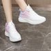 2025 New Women's Sports Shoes For Spring, Summer, And Autumn, Breathable Mesh, Shock-Absorbing, Soft Sole, Non-Slip,_desvips.com