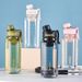 Simple Sports Water Bottle For Men And Women, Outdoor Portable Water Jug, Fitness High-Value Handy Cup With Tea Infuser, Plastic Cup_desvips.com