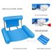Foldable Inflatable Lounge Chair With Fabric Cover Colorful Floating Mat For Pool Beach Lake Portable Water Hammock For Adults Kids_desvips.com