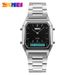 SKMEI 1220 Digital Quartz Watch For Men Sports Chronograph Waterproof Stainless Steel Shockproof Mens Wristwatches Reloj_desvips.com