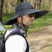 Widened Brim Sun Hat Men's Outdoor Mountaineering Fishing Hat Summer Breathable Sun Protection Breathable Bucket Hat Sun Hat_desvips.com
