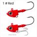 Fish Lead Head Hook With UV Soft Large Weight 40g 30g Luminous Bait Zhoushan Sea Fishing Bass Lure_desvips.com