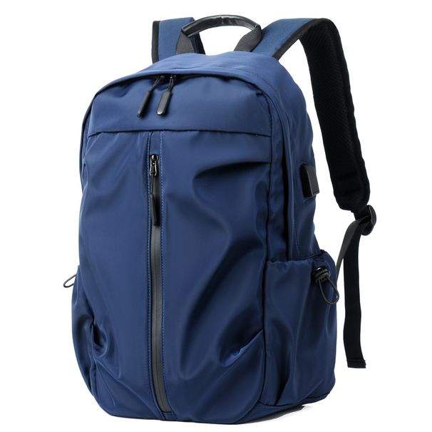 Casual Simple Men's Backpack 14-inch College Student Fashion Korean Version Laptop Travel Bag_desvips.com
