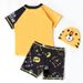 New Children's Swimsuit, One-piece Two-piece, For Kids Aged 3-12, Boys And Girls, Student Swimming Training Set_desvips.com