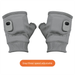 USB Graphene Fast Heating Gloves Gaming Office Outdoor Half Finger Intelligent Temperature Control Long Battery Life_desvips.com