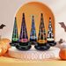 Inflatable Witch Hat Ring Toss Game Halloween Party Activity With 3 PVC Hats Hoops Spooky Fun For Kids Adults_desvips.com