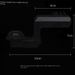 Tactical Helmet NVG Mount With Flip-Up Design, Compatible With Action Cameras, Universal Fit, Black_desvips.com