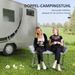 Faltstuhl Faltbar Campingstuhl Mit Armlehnen Seitentasche Outdoor Belastbar Leicht Gepolstert Angelstuhl Gartenstuhl F Ür Garten Camping Strand_desvips.com