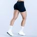 Hip-Boosting Pleated Yoga Shorts | Spliced Cross Pattern, Low-Waisted Fitness Pants For Sculpting_desvips.com
