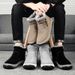 Men's Outdoor High-top Casual Men's Cotton Shoes Are Popular, Winter New Snow Boots Men's Shoes 2025 Fashion Men's Shoes_desvips.com