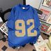 Mesh Hollow-Out Jersey Short-Sleeve T-Shirt For Men, American Style Trendy Hip-Hop Youth Sports Rugby Summer Top_desvips.com