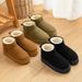 Thick-soled Snow Boots For Women's Winter Wear 2025 New Velvet Thickened Waterproof, Windproof And Non-slip Northeast Cotton Shoes For Women_desvips.com