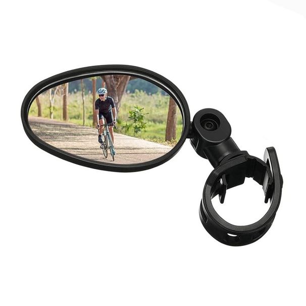 1/2pcs Bike Rearview Mirror 360° Adjustable Rotatable Handlebar Convex Mirror Safe Wide Angle For Bicycle Cycling Outdoor Sports_desvips.com