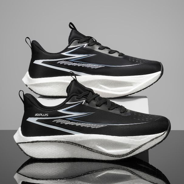 Unisex Sports Trendy Mesh Breathable Outdoor Spring Tennis 2026 New Comfortable Thick Soled Running Shoes_desvips.com