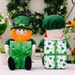 New Green Leaf Festival Decoration Irish Gift Box Figurine Display St. Patrick Girl Doll_desvips.com
