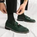 Men Loafer With Tael - Claic New Hot Split Leather Tael Dre Shoe Quality For Office, Wedding, And Formal_desvips.com