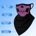 Ice Silk Face Mask Breathable Cycling Neck Warmer Quick Drying Skull Print Bandana For Women Thin Sports Triangular Bandana_desvips.com