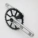 EVOSID Road Crankset 3-Bolt CNC Lightweight Chainring 40-50T Gravel Folding Bike Conversion_desvips.com