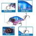 Lure Bait Rock Fat Man 4cm/4.6g Black Three Hooks Plastic Simulation Fish Bait Hard Bait Bait Fishing Gear_desvips.com