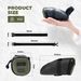 ROCKBROS Bicycle Bag Saddle Bag Ultra-Lightweight Water-Resistant 0.2L Road Bike DHL_desvips.com
