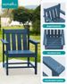 SERWALL 3-Piece Patio Bistro Set With Outdoor Chairs And Side Table In Navy_desvips.com
