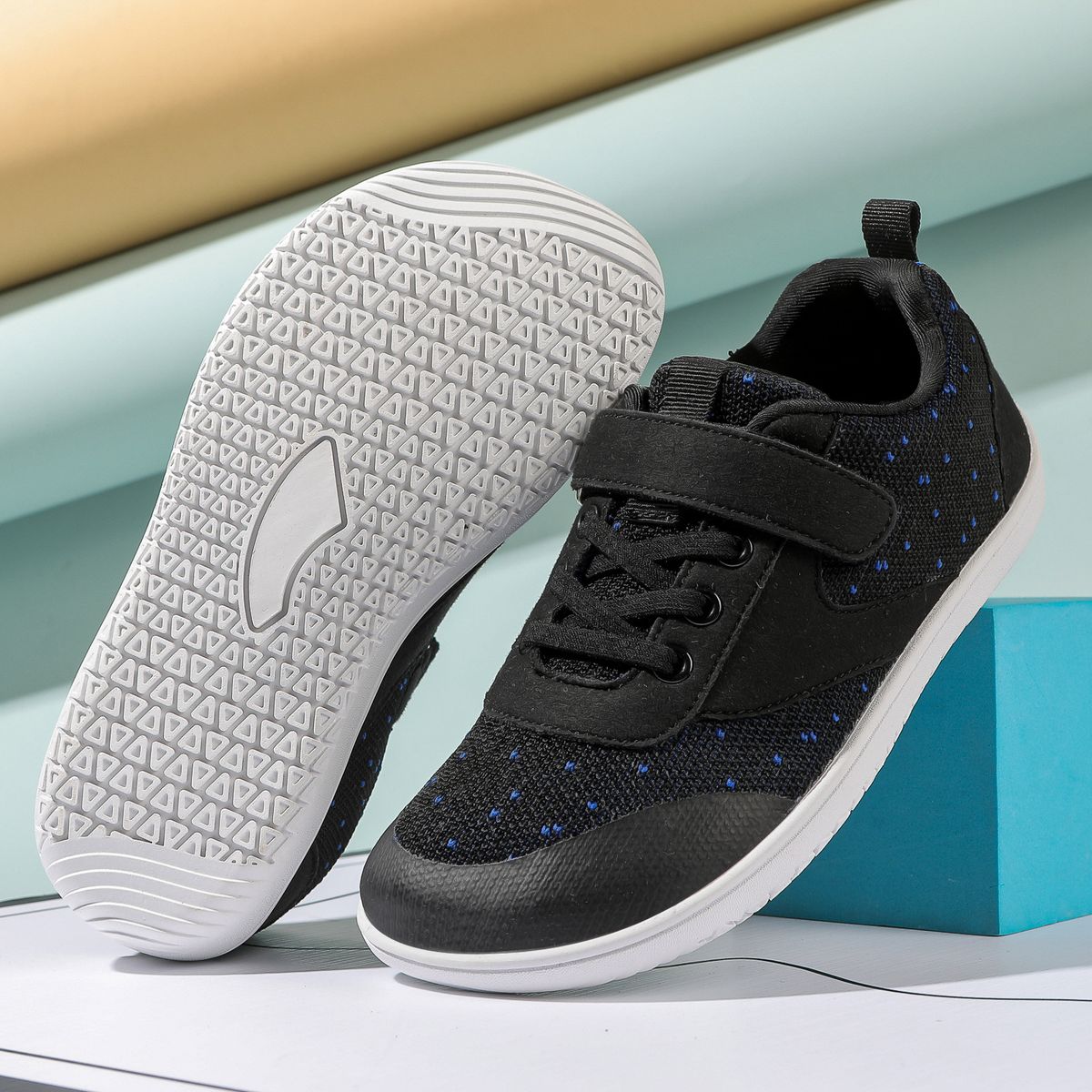 Kids' Adjustable Strap Sneakers – Breathable & Lightweight For Hiking, Running & Daily Play (Non-Slip Rubber Sole, Machine Washable, Unisex)_desvips.com