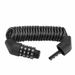 ROCKBROS bicycle motorbike lock mini combination lock helmet lock cable lock_desvips.com