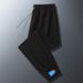 Zhuangji Summer Thin Ice Silk Men Loose Versatile Casual Long Plus Size Men's Nine-Point Sports Jogger Pants_desvips.com