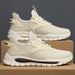 RenMou Men's New Summer Breathable Mesh Sports Shoes, Fashionable Versatile, Coconut For Running, Casual And Comfortable, Dad's Exclusive Supply_desvips.com